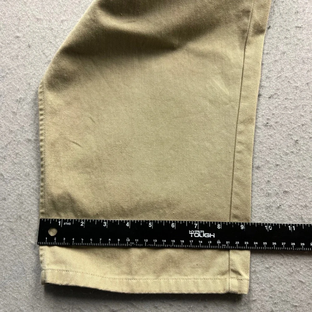 Vintage Polo Ralph Lauren Polo Chino Pants Khaki Tan Pleated 42x32 Mens